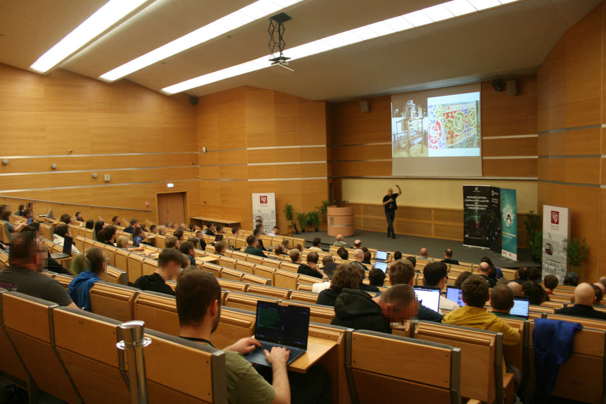 Główna sala podczas prelekcji